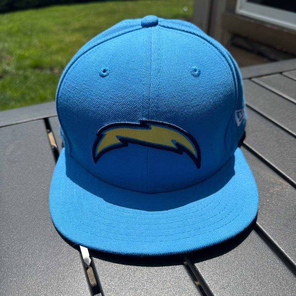 Size 7 3/8 Los Angeles Chargers Power Blue Hat